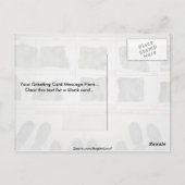 Carte Postale Empreintes digitales (Dos)