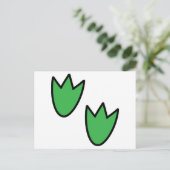 Carte Postale Empreintes Dinosaure (Debout devant)