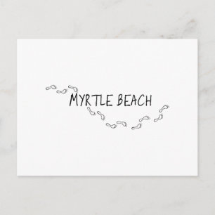 Carte Postale Empreintes Myrtle Beach