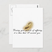 Carte Postale Empreintes-poèmes (Devant / Derrière)