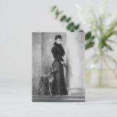 Carte Postale Empress Elisabeth Austria - Sissi, Sisi avec chien (Debout devant)