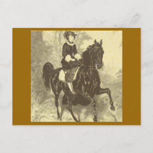 Carte Postale Empress Elisabeth équitation cheval sidesaddle #00
