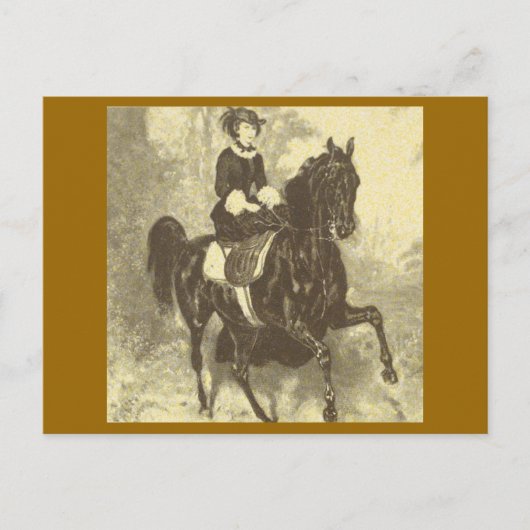 Carte Postale Empress Elisabeth équitation cheval sidesaddle #00 (Devant)