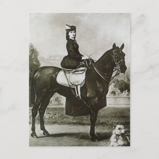 Carte Postale Empress Elisabeth équitation cheval sidesaddle #01 (Devant)