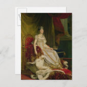 Carte Postale Empress Josephine 1808 (Devant / Derrière)