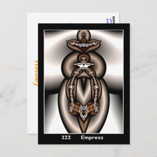 Carte Postale Empress Tarot Card (Devant / Derrière)