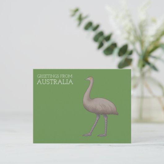Carte postale Emu australienne (Debout devant)