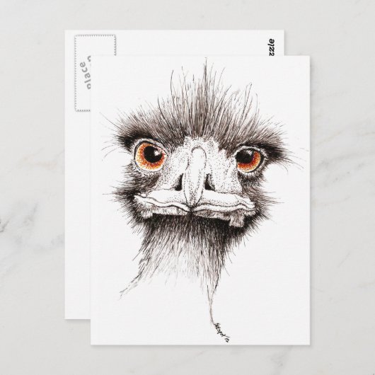 Carte Postale Emu par Inkspot (Devant / Derrière)