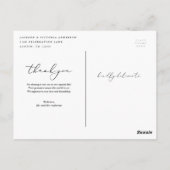 Carte postale En Amour Merci (Dos)