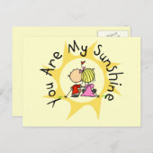 Carte Postale En Amour Vous Êtes Mon Soleil (Devant / Derrière)