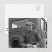 Carte Postale En attente de cueillette d'oranges (Devant / Derrière)