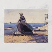 Carte Postale En attente de papa Winslow Homer (Devant)