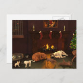 Carte Postale En Attente Du Père Noël (Devant / Derrière)