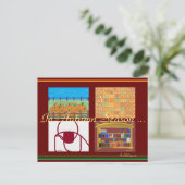 Carte Postale En Automne Saison 2021 Postcard (Debout devant)