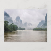 Carte Postale En bas du fleuve Yangshuo (Devant)