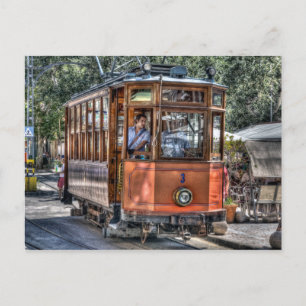 Carte postale en bois