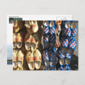 Carte postale en bois hollandais (Devant / Derrière)