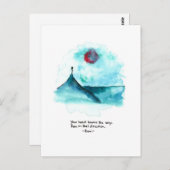 Carte Postale En bord de mer (Devant / Derrière)