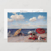 Carte Postale En Bord De Mer (Devant / Derrière)