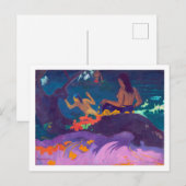 Carte Postale En bord de mer, Gauguin (Devant / Derrière)