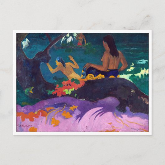 Carte Postale En bord de mer par Gauguin (Devant)