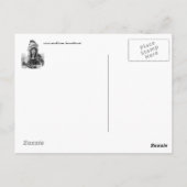 Carte postale en chef des Indiens (Dos)