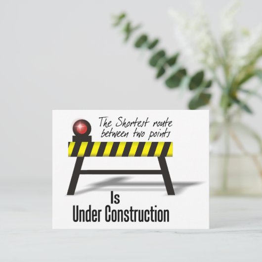 Carte postale en construction (Debout devant)