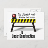 Carte postale en construction (Devant / Derrière)