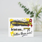 Carte Postale En construction Myélome multiple (Debout devant)