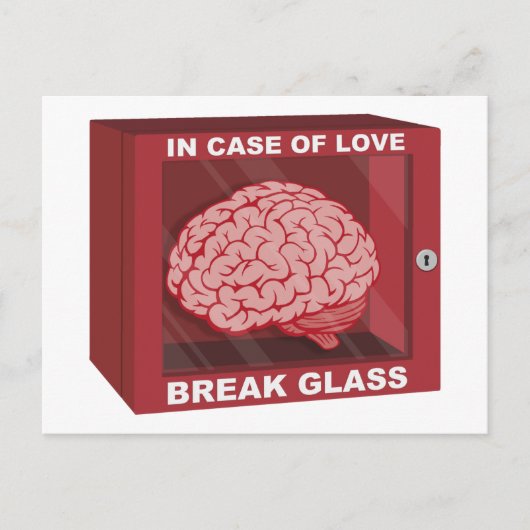 Carte Postale En Coque d'amour, casser le verre et utiliser le c (Devant)