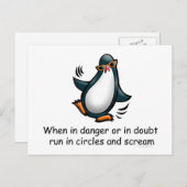 Carte Postale En danger ou en doute (Devant / Derrière)