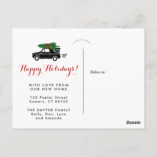 Carte Postale En déplacement Photo vacances en mouvement Faire-p (Dos)