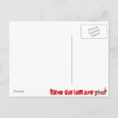 Carte postale en enfer (Dos)