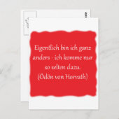 Carte Postale En fait, je suis très différente... (Devant / Derrière)