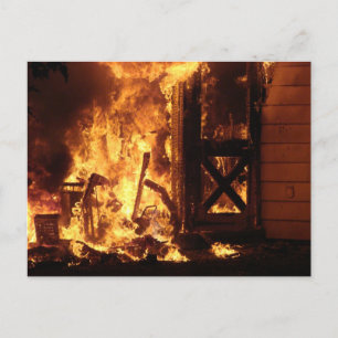 Carte Postale En feu