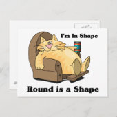 Carte Postale En forme cat (Devant / Derrière)