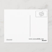 Carte postale en forme de coeur (Dos)