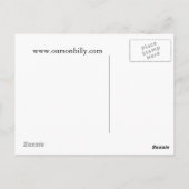 Carte postale en forme de coeur (Dos)