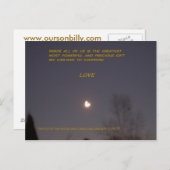 Carte postale en forme de coeur (Devant / Derrière)