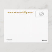 Carte postale en forme de coeur (Dos)