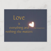 carte postale en forme de coeur (Devant)