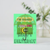 Carte Postale En gros, vous me manquez : Texte inspirant (Debout devant)