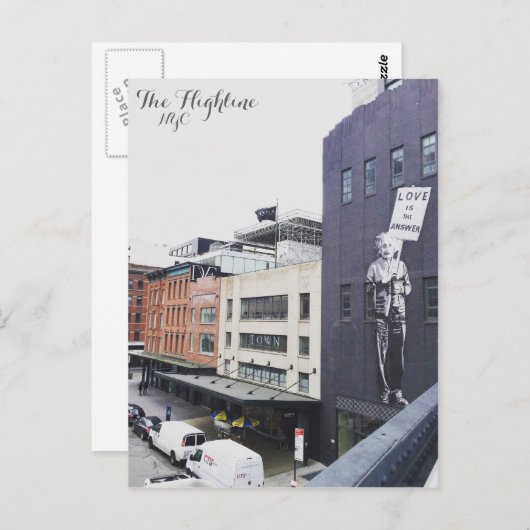 Carte postale en haut (Devant / Derrière)