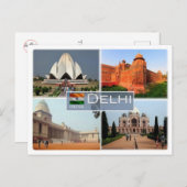 Carte Postale EN Inde - Delhi - (Devant / Derrière)