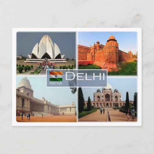 Carte Postale EN Inde - Delhi - (Devant)