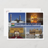 Carte Postale EN Inde - Harmandir Sahib - (Devant / Derrière)