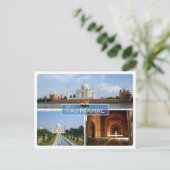 Carte Postale EN Inde - Le Taj Mahal - (Debout devant)