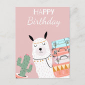 Carte postale en lama (Devant)