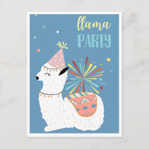Carte postale en lama