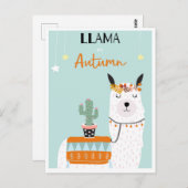 Carte postale en lama (Devant / Derrière)